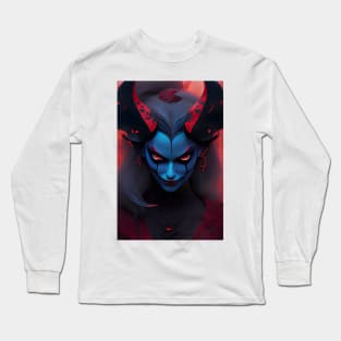 Beautiful devil girl Long Sleeve T-Shirt